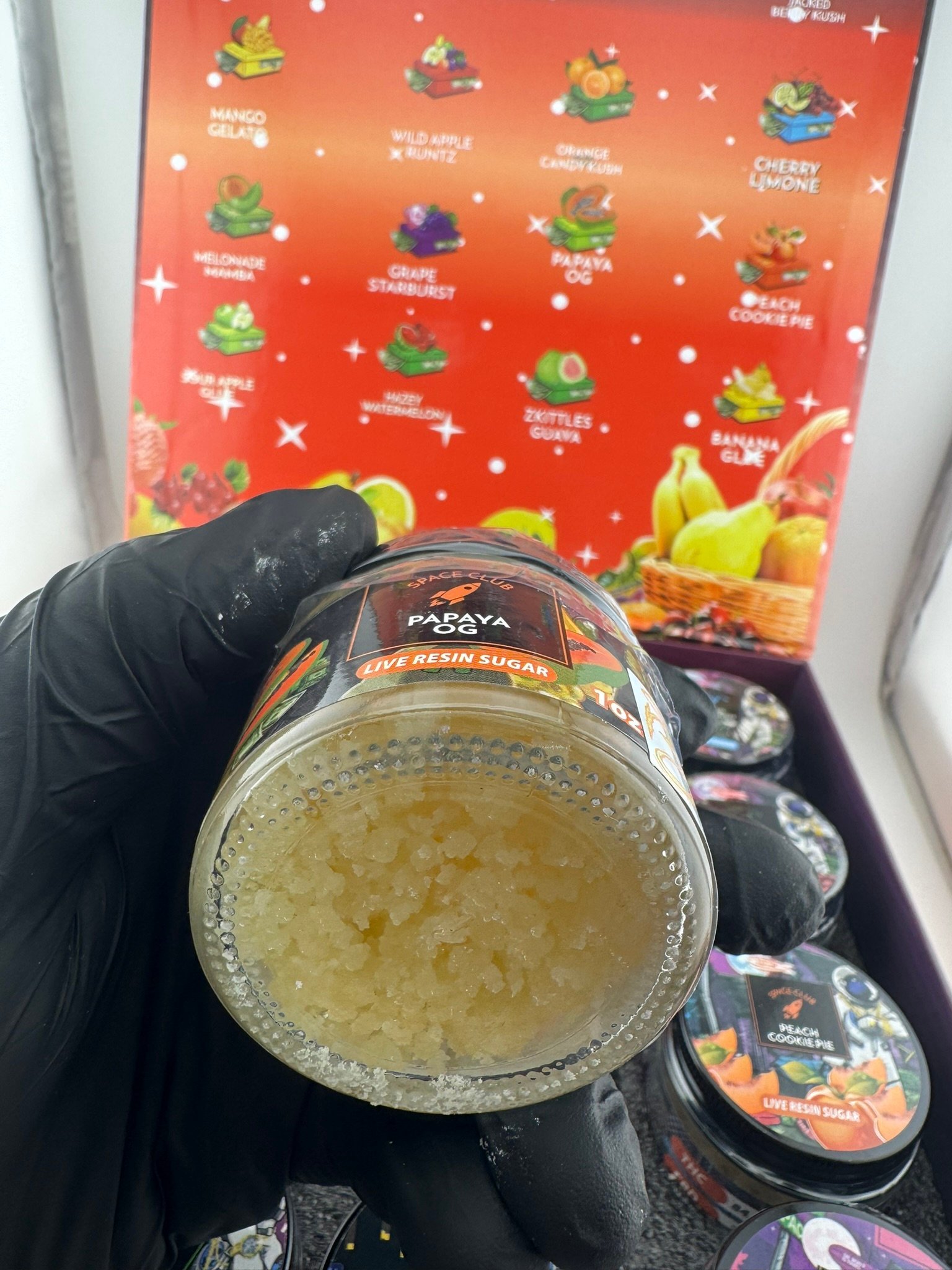 Space Club Live Resin Sugar Variety Flavor 1 Ib THCA - Image 3