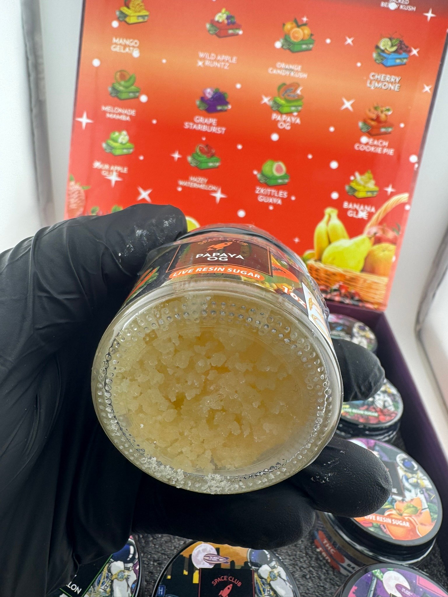 Space Club Live Resin Sugar Variety Flavor 1 Ib THCA - Image 4