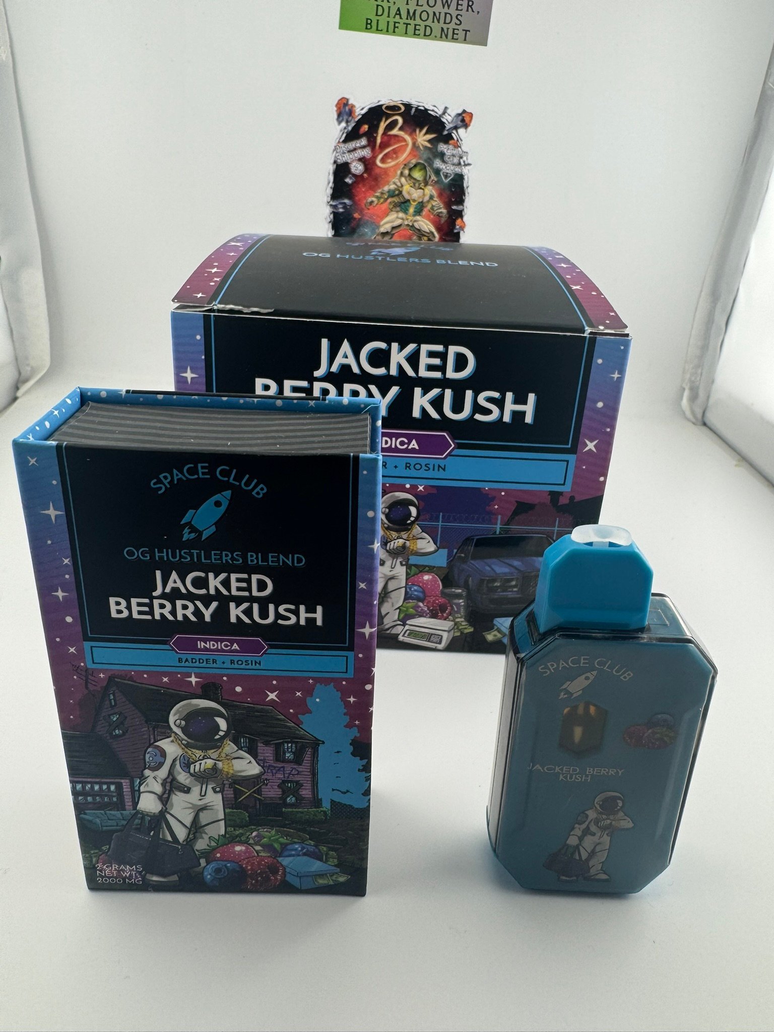 Space Club 2G Live Resin/Liquid Diamonds Disposable Cartridges THCA