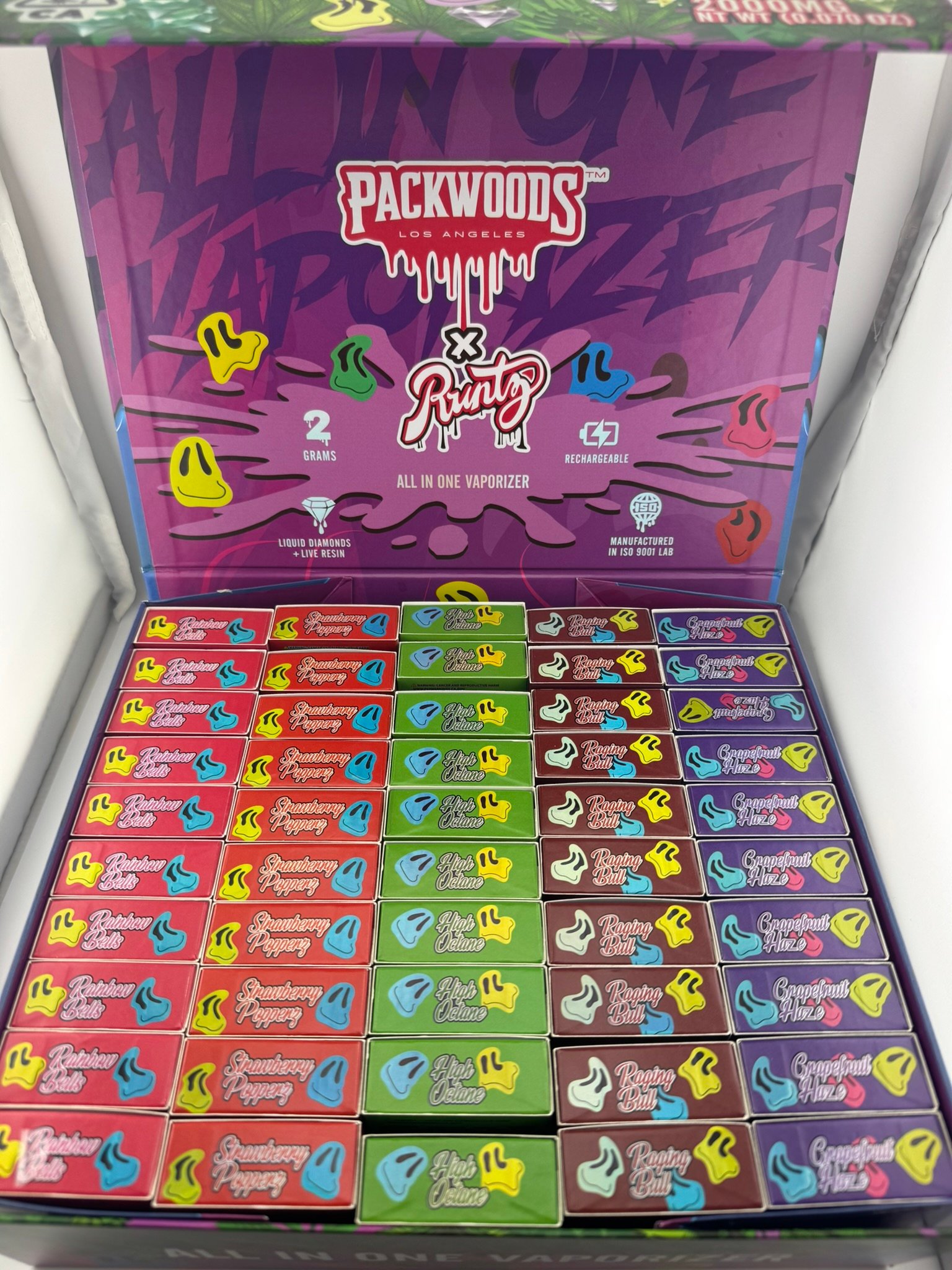 Packwoods x Runtz 2G Cartridge THCA - Image 2